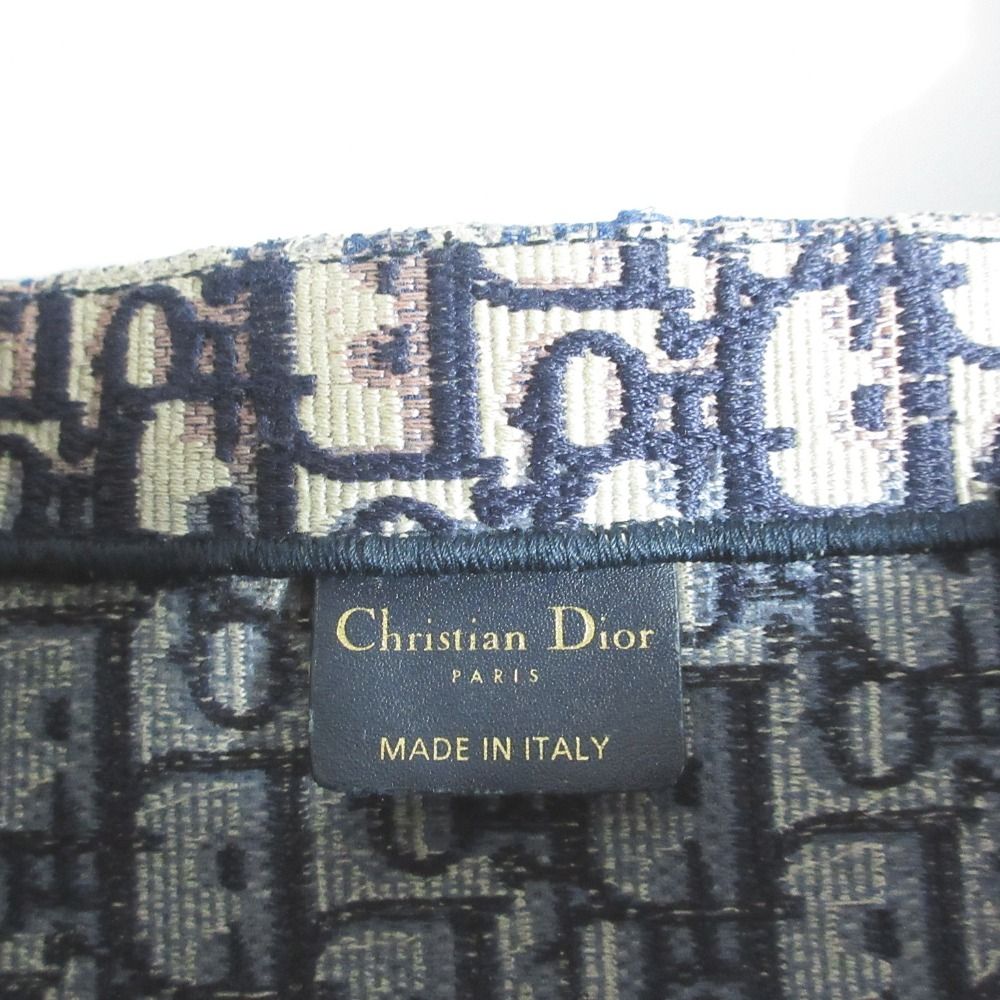 Dior Oblique Book Tote Bag Navy — view 7