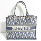 Dior Oblique Book Tote Bag Navy