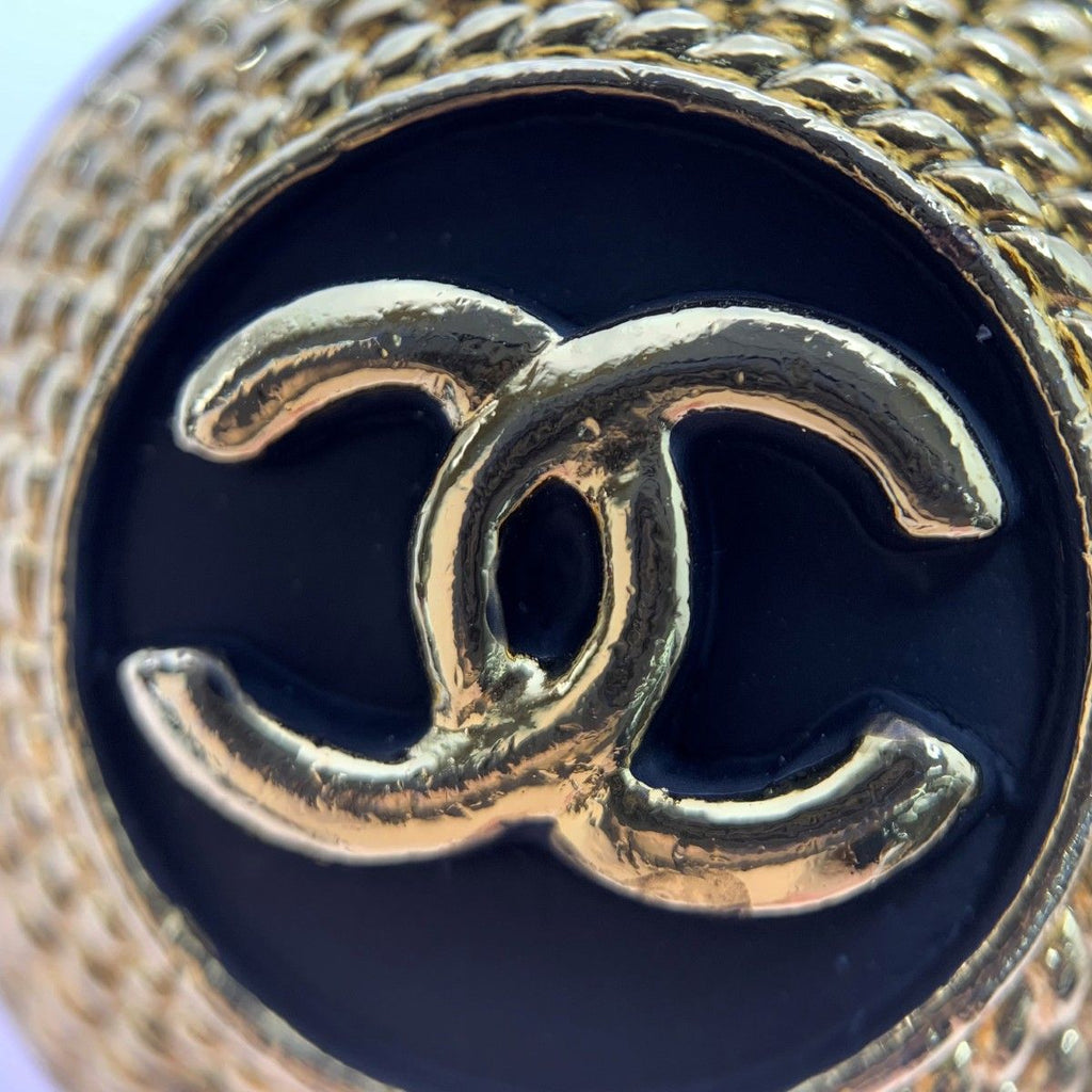 Chanel CC Logo Clip on Vintage Earrings — view 2