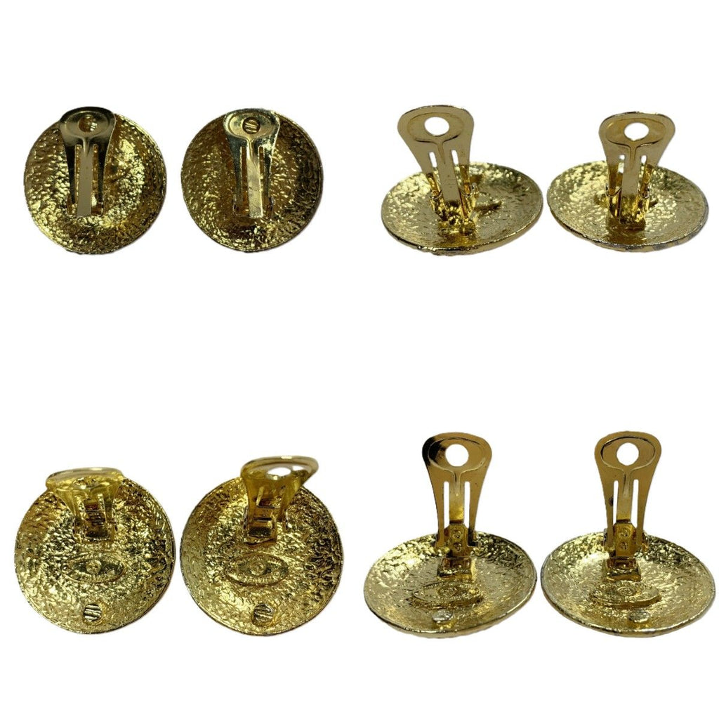 Chanel CC Logo Clip on Vintage Earrings — view 7
