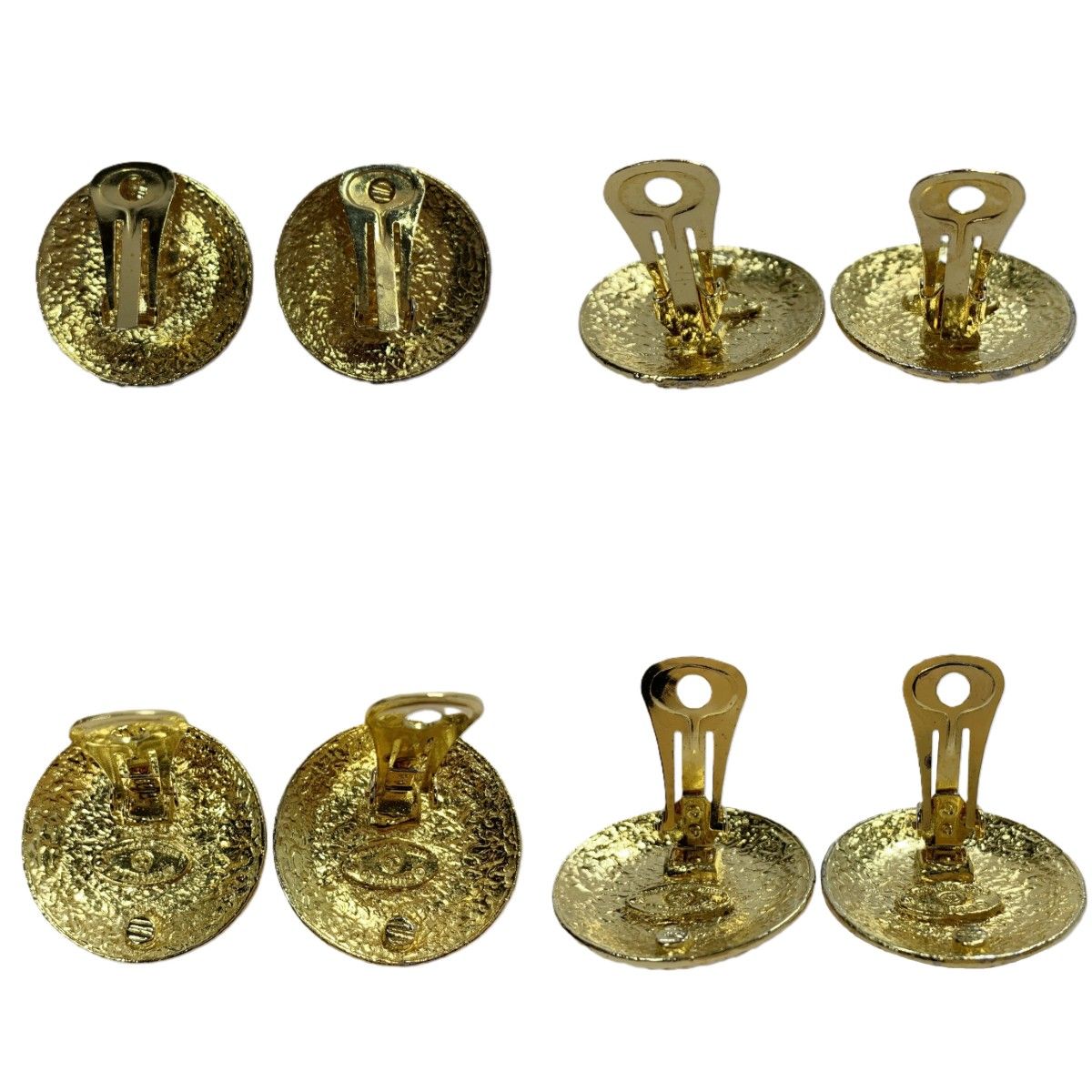 Chanel CC Logo Clip on Vintage Earrings — view 7