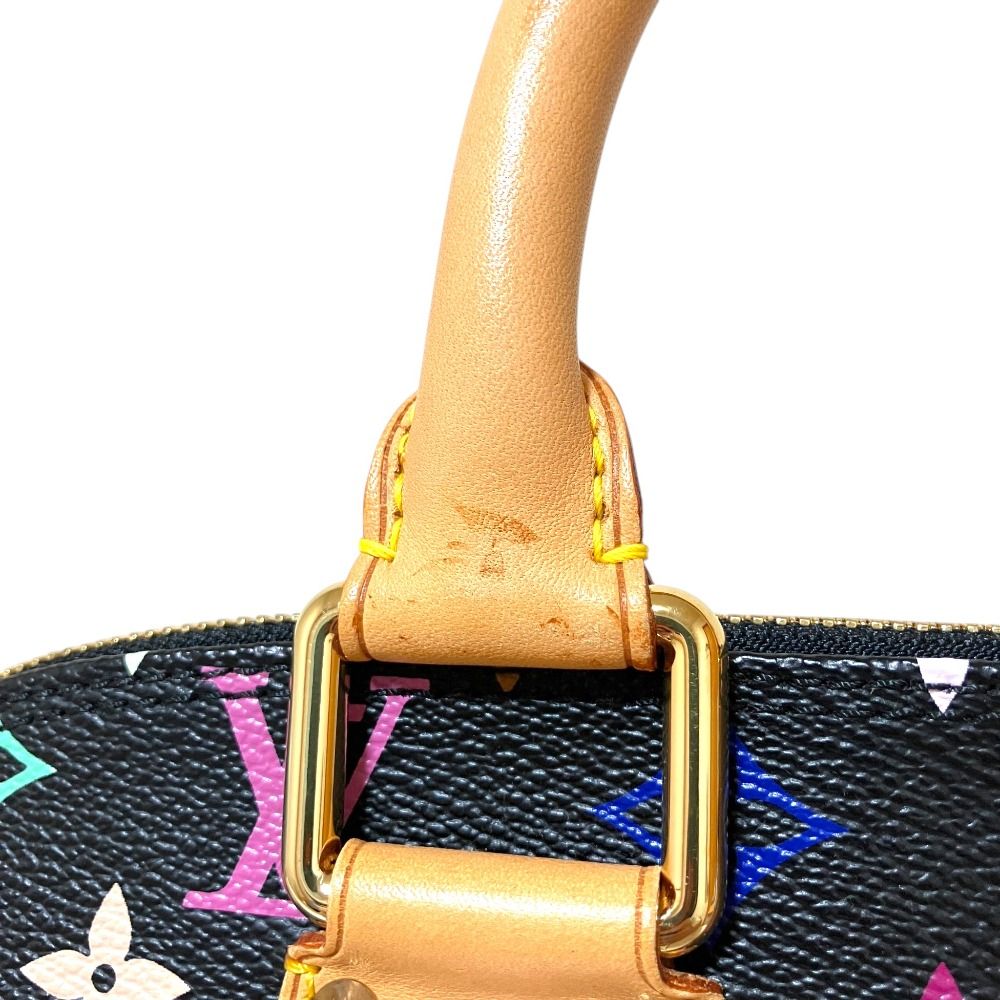 Louis Vuitton Monogram Multi Alma Handbag Black Multicolor — view 5