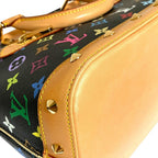 Louis Vuitton Monogram Multi Alma Handbag Black Multicolor — view 7