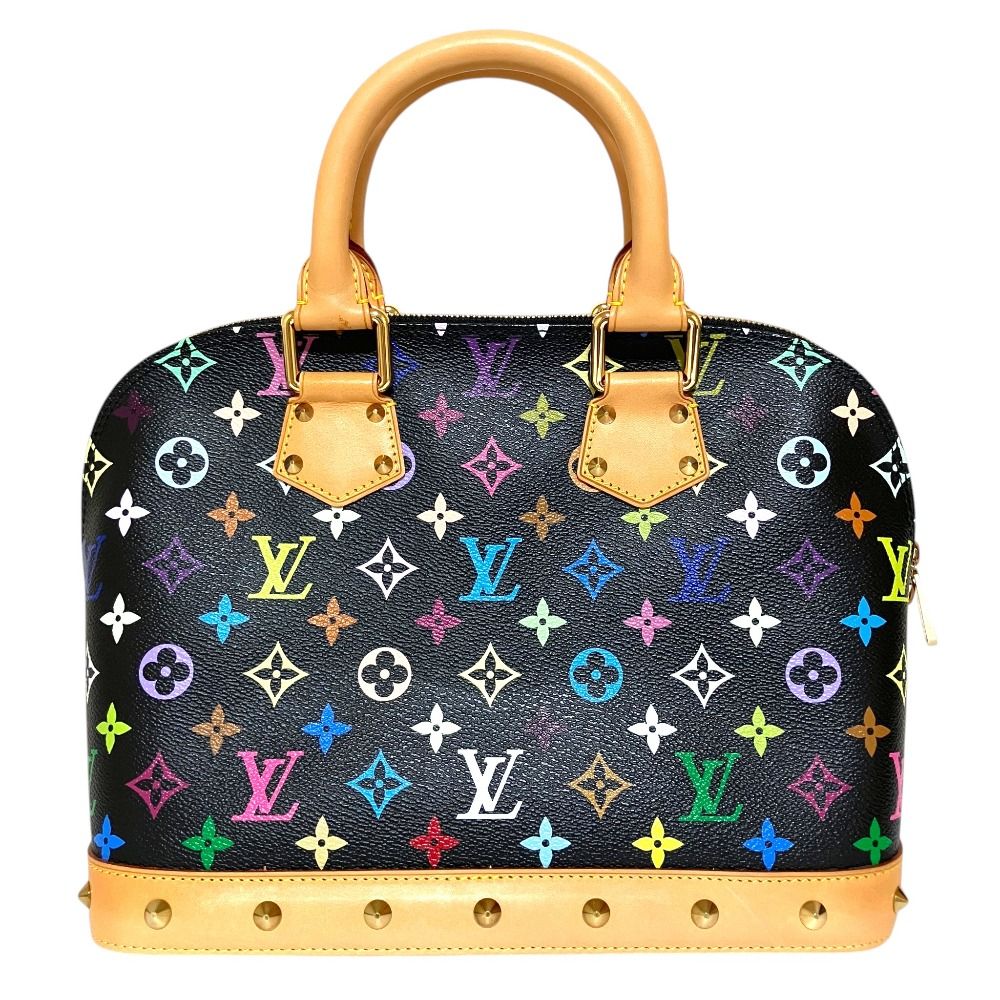 Louis Vuitton Monogram Multi Alma Handbag Black Multicolor — view 2