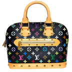 Louis Vuitton Monogram Multi Alma Handbag Black Multicolor
