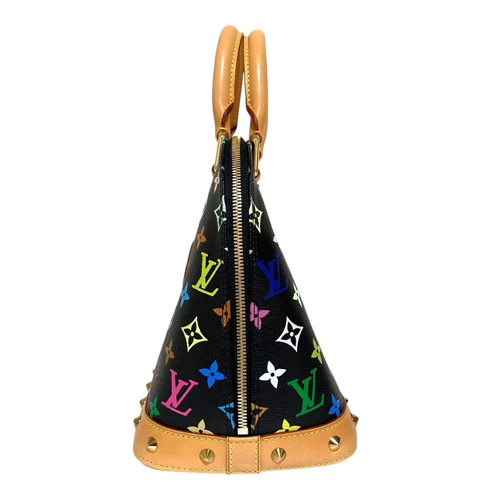 Louis Vuitton Monogram Multi Alma Handbag Black Multicolor — view 3