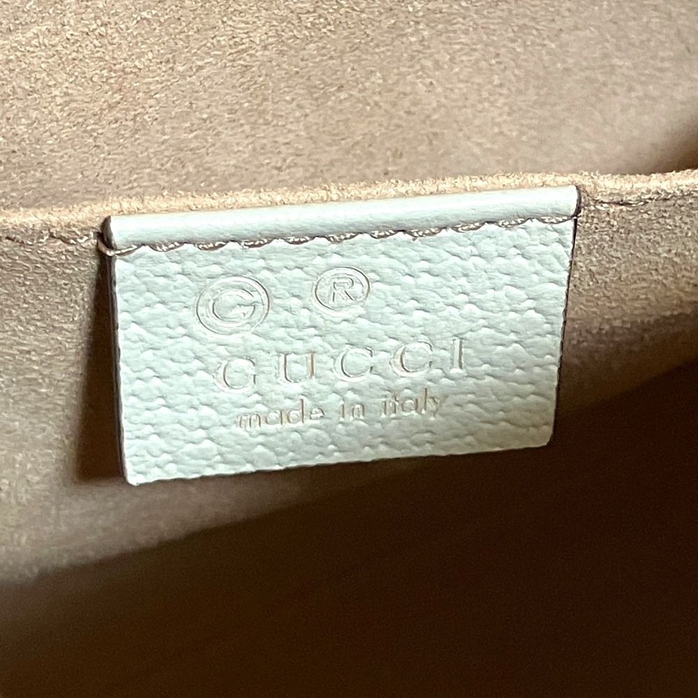 Gucci GG Marmont Ophidia Sherry Line Shoulder Bag Off White — view 7