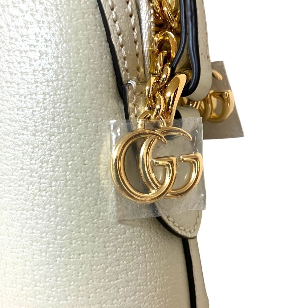 Gucci GG Marmont Ophidia Sherry Line Shoulder Bag Off White — view 5