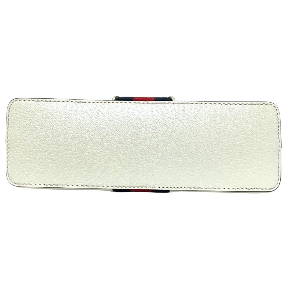Gucci GG Marmont Ophidia Sherry Line Shoulder Bag Off White — view 4