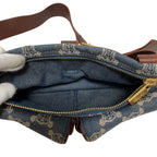 Celine Macadam Denim Waist Bag Blue — view 7