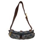 Celine Macadam Denim Waist Bag Blue — view 5