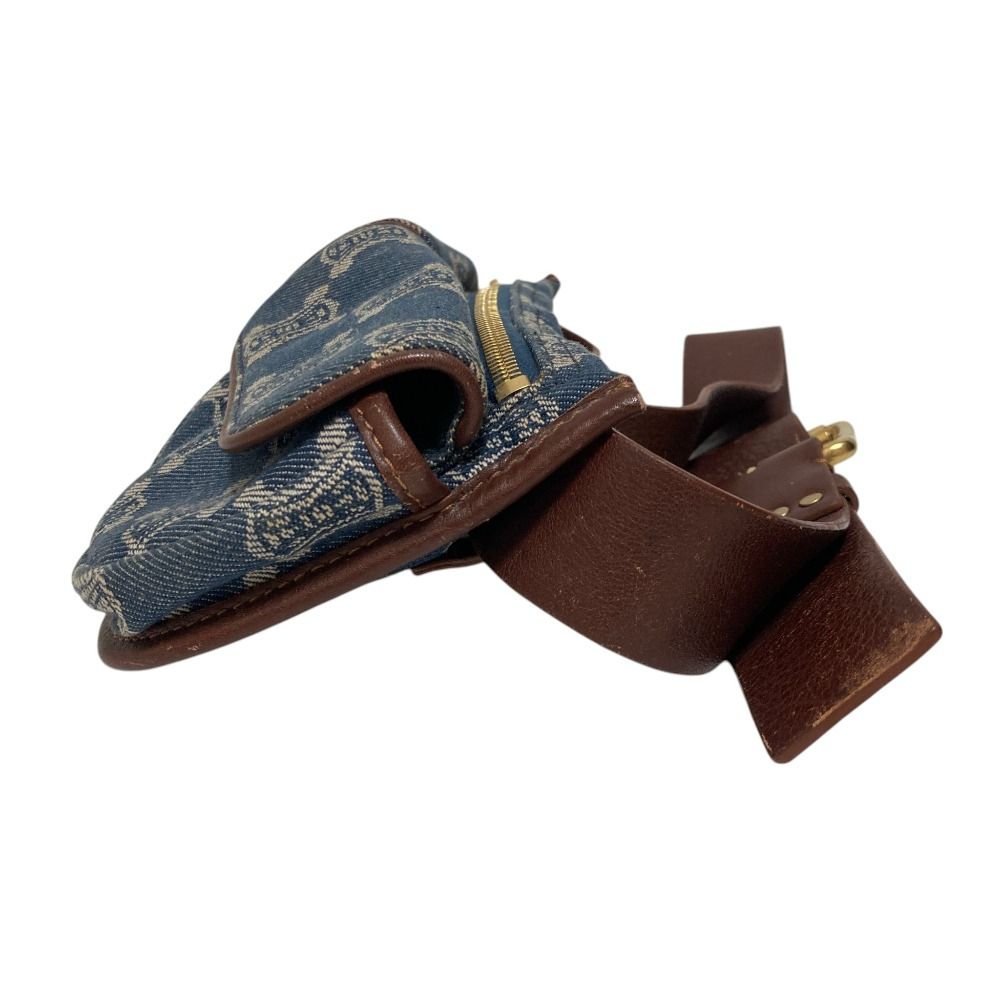 Celine Macadam Denim Waist Bag Blue — view 3