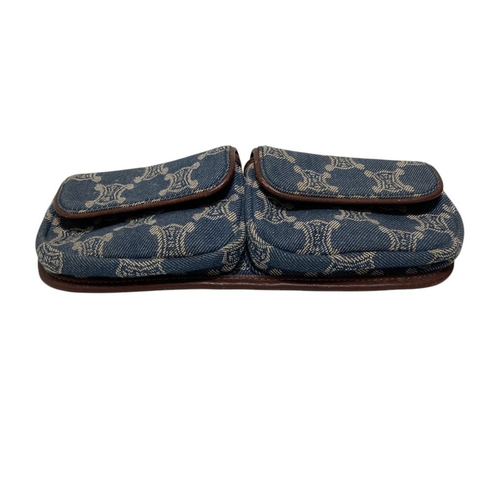 Celine Macadam Denim Waist Bag Blue — view 4