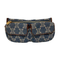 Celine Macadam Denim Waist Bag Blue