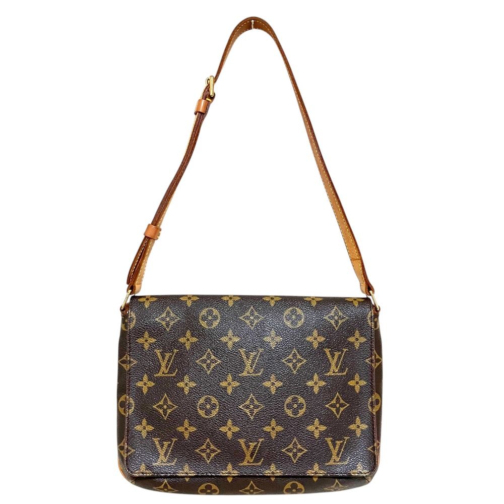 Louis Vuitton Musette Tango Monogram Shoulder Bag Brown — view 3