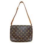 Louis Vuitton Musette Tango Monogram Shoulder Bag Brown — view 3