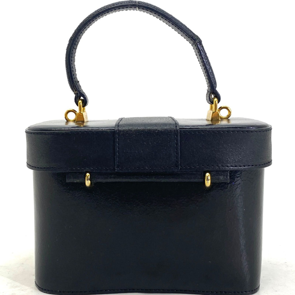 Fendi Vanity Bag Vintage Style Leather Black — view 2