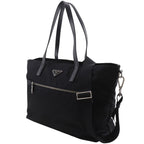 Prada 2-Way Shoulder Nylon Black Tote Bag — view 2
