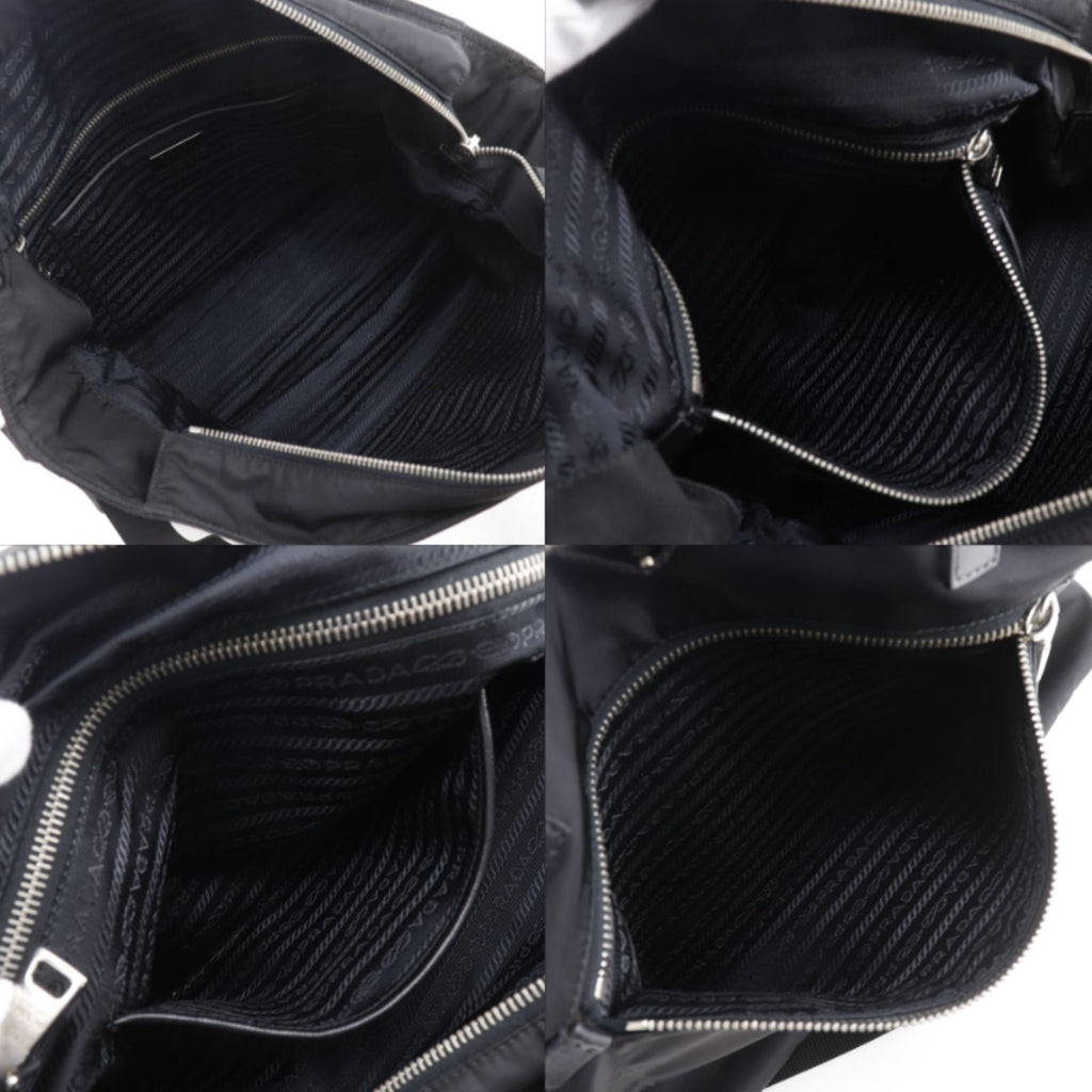 Prada 2-Way Shoulder Nylon Black Tote Bag — view 6