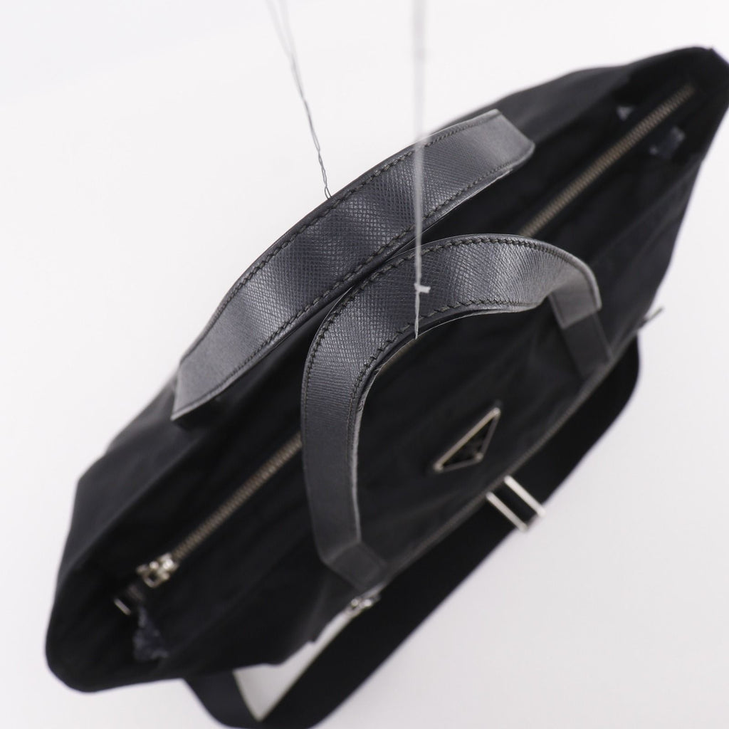 Prada 2-Way Shoulder Nylon Black Tote Bag — view 5