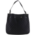 Gucci GG Canvas Black Shoulder Bag