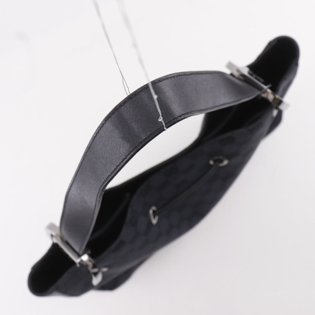 Gucci GG Canvas Black Shoulder Bag — view 5
