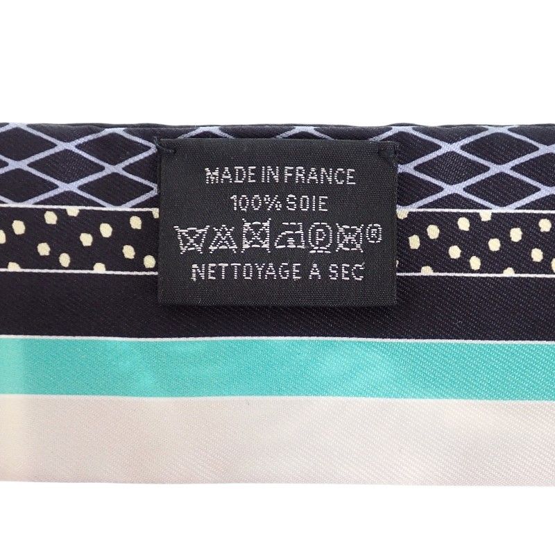Hermes Twilly Grand Teatro Nouveau Scarf Silk Black Box — view 6
