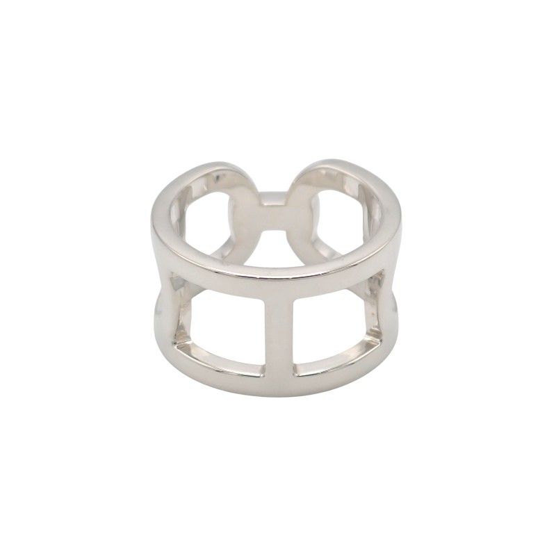 Hermes Ever Chaine D'ancre 49 Ring 925 Sterling Silver with Simple Box — view 5