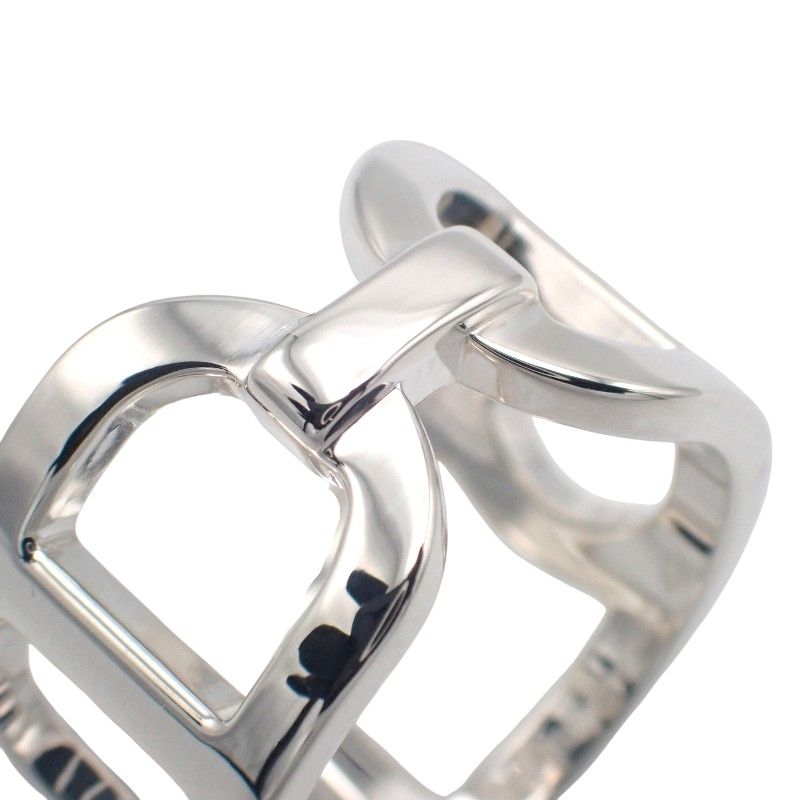 Hermes Ever Chaine D'ancre 49 Ring 925 Sterling Silver with Simple Box — view 7