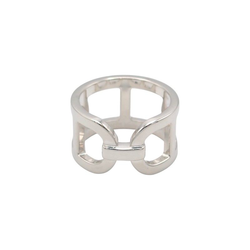 Hermes Ever Chaine D'ancre 49 Ring 925 Sterling Silver with Simple Box — view 2