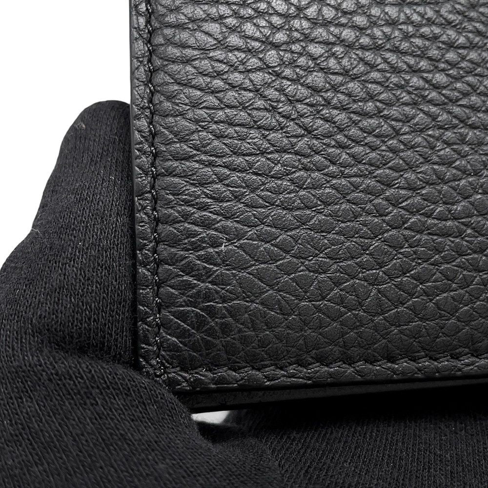 Loewe Bifold Wallet Coin Soft Grain Calf Leather Black — view 7