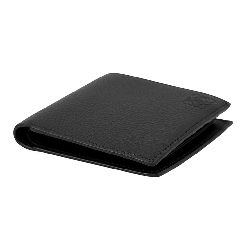 Loewe Bifold Wallet Coin Soft Grain Calf Leather Black — view 2