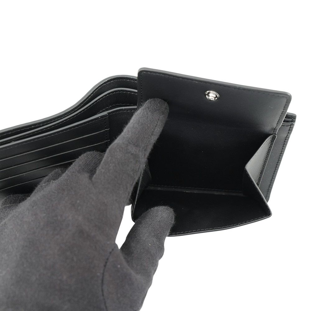 Loewe Bifold Wallet Coin Soft Grain Calf Leather Black — view 6