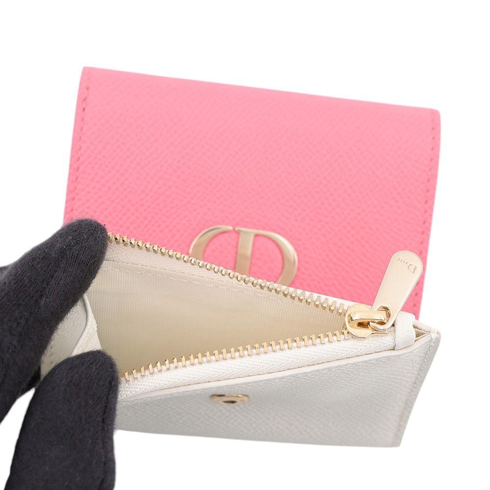 Dior Trifold Wallet 30 Montaigne Lotus Bicolor — view 6