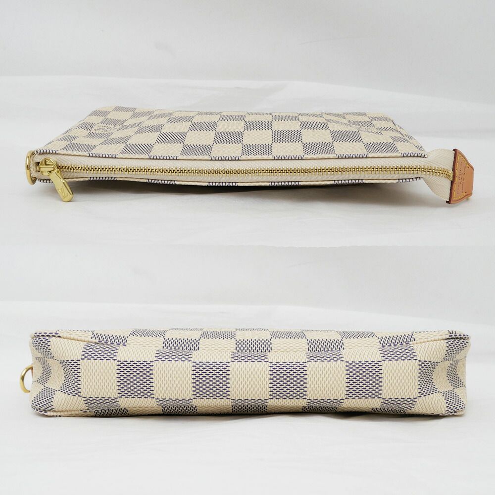 Louis Vuitton Pochette Soir Damier Azur Shoulder Bag Strap — view 4