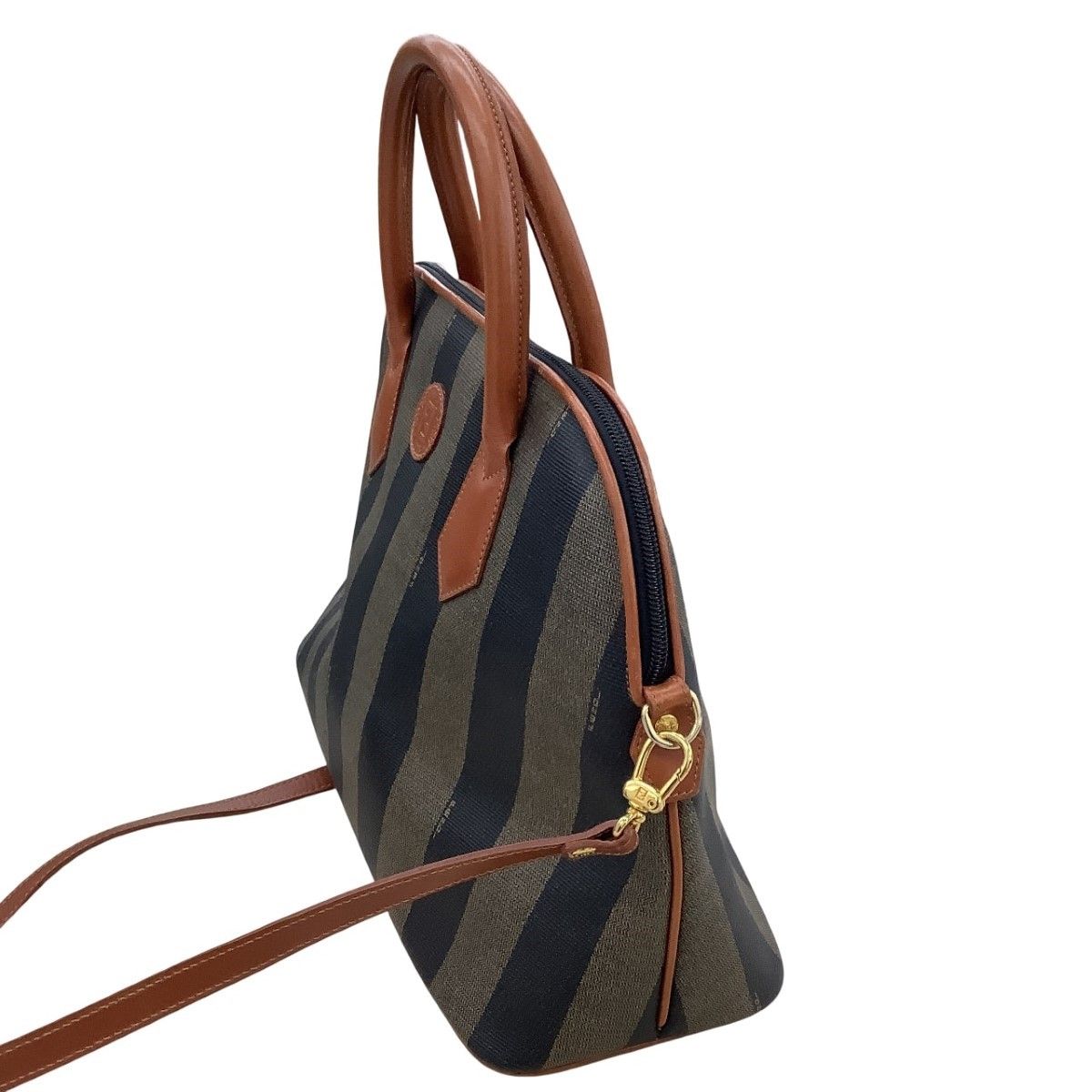 Fendi Handbag Pecan Pattern Brown — view 3