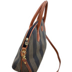 Fendi Handbag Pecan Pattern Brown — view 4
