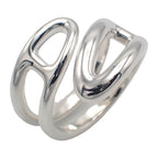 Hermes Chaine D'ancre Punk PM Rin 55 Ring 925 Sterling Silver W/silver Box — view 7