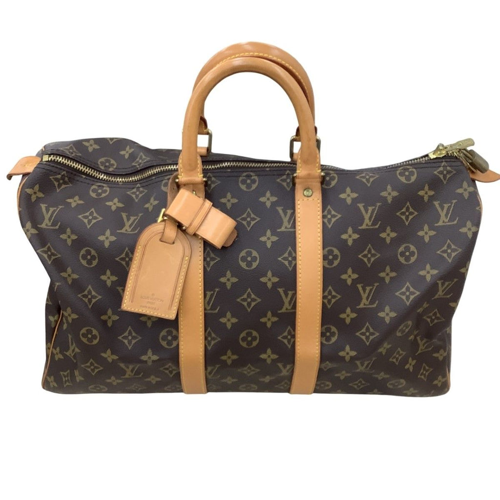 Louis Vuitton Monogram Keepall Bandouliere 45 Boston Bag