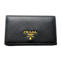 Prada Card Case Business Saffiano Leather Black