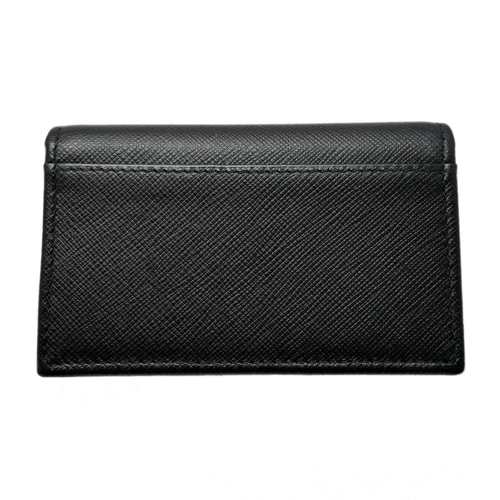 Prada Card Case Business Saffiano Leather Black — view 2