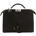 Fendi Peekaboo Ic You 2-Way Shoulder Bag Nylon Brown Business