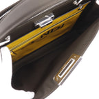 Fendi Peekaboo Ic You 2-Way Shoulder Bag Nylon Brown Business — view 6