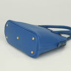 Hermes Bolide Mini 16 Shoulder Bag Courchevel Blue France Bleu Gold 2-Way — view 6