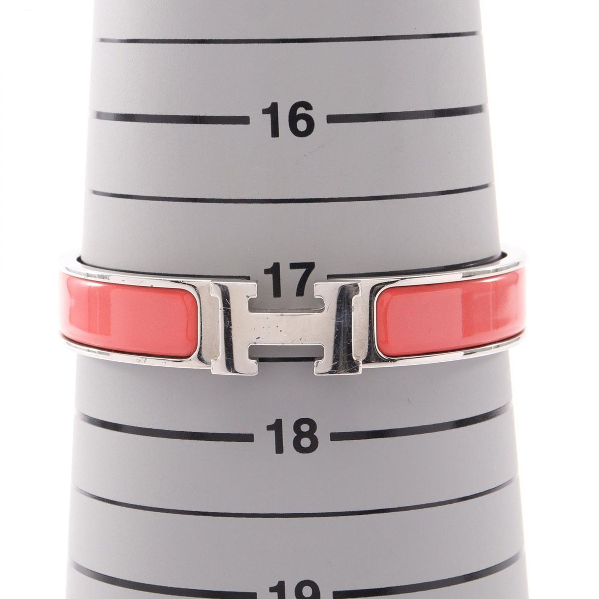 Hermes Bangle Click Stainless Steel Bracelet — view 5