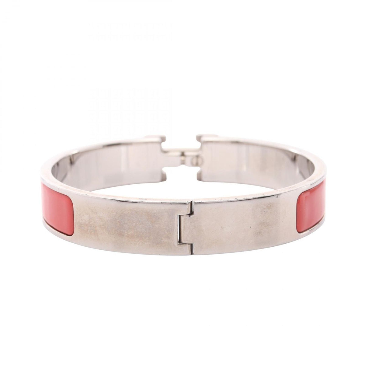 Hermes Bangle Click Stainless Steel Bracelet — view 2
