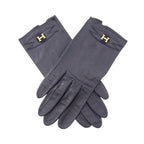 Hermes Gloves Logo Leather