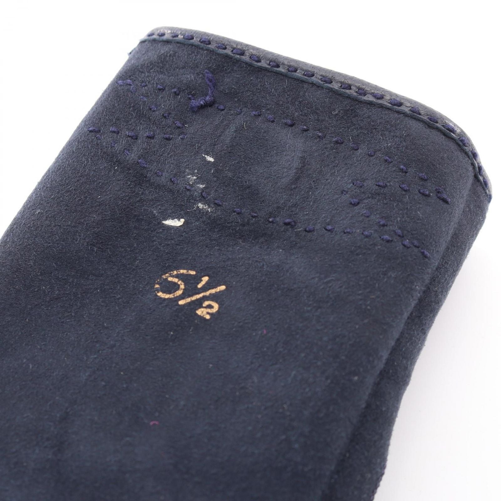 Hermes Gloves Logo Leather — view 4