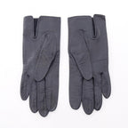 Hermes Gloves Logo Leather — view 2