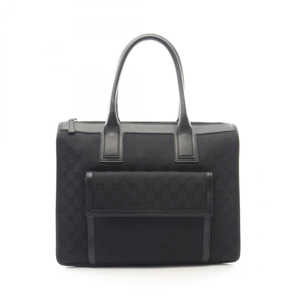 Gucci Handbag GG Canvas 000 Black Tote Bag